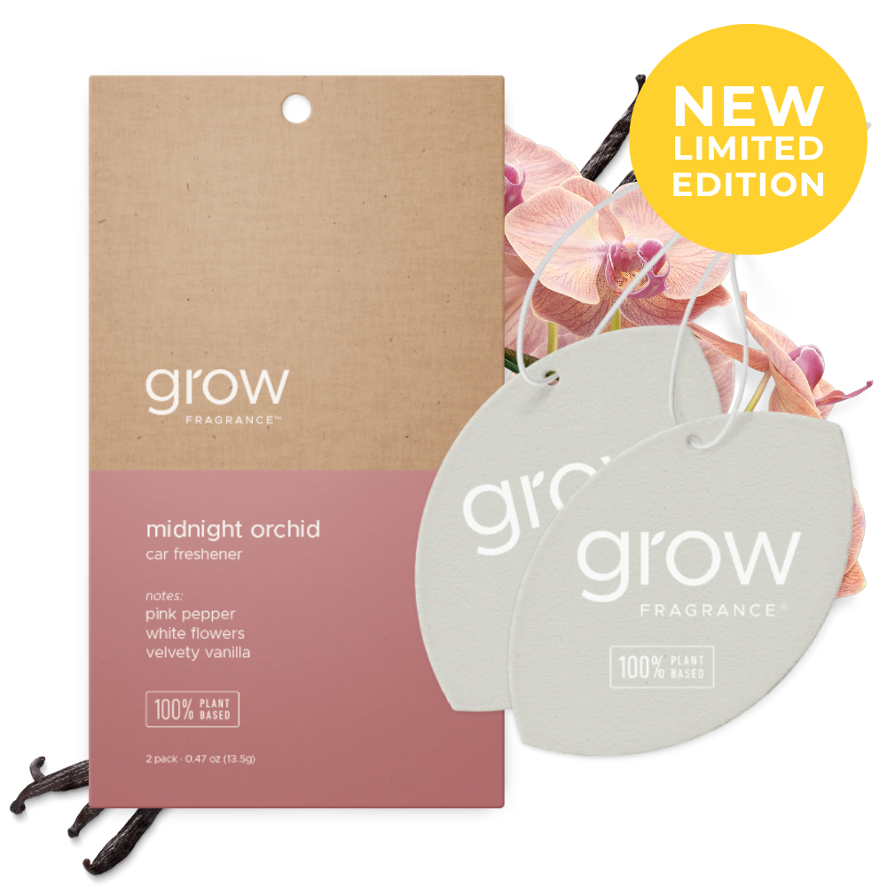 ally☆　脂燃パッチ×3袋、ORCHID GROW Midnight Orchid Car Freshener – Grow Fragrance