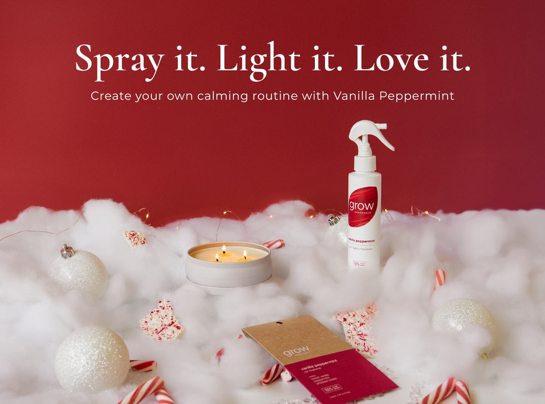 Vanilla Peppermint Car Freshener (featured)