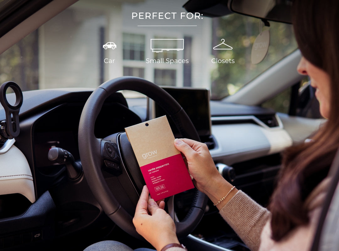 Vanilla Peppermint Car Freshener (featured)