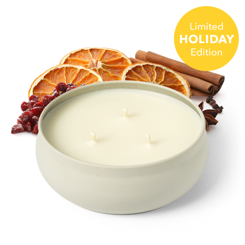 Holiday Hearth 3-Wick Candle