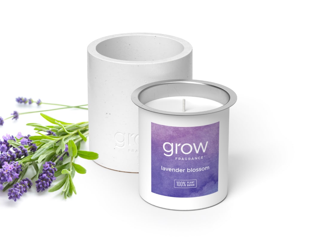 Lavender Blossom Candle (featured)