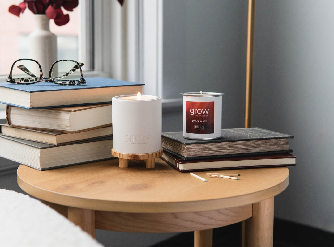 Amber Santal Candle (featured)