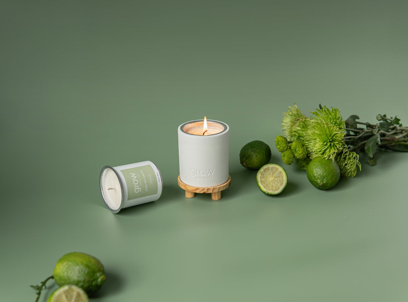 Green Tea Matcha Candle Set (featured)