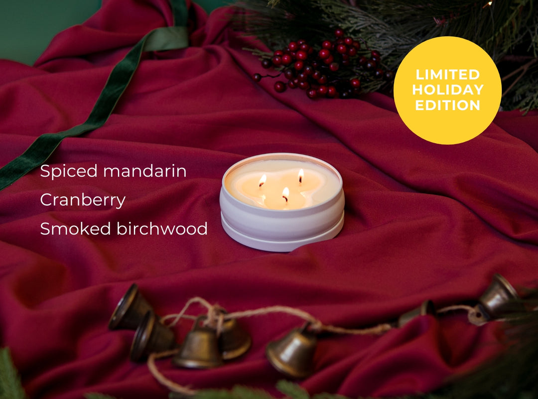 Holiday Hearth 3-Wick Candle