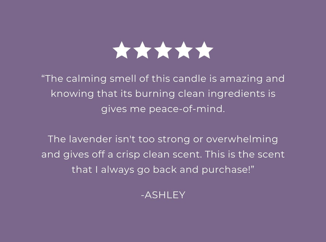 Lavender Blossom Candle (featured)