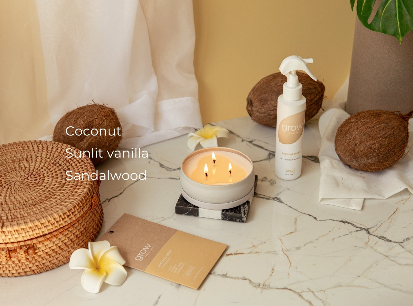 Coconut Soleil Car Freshener – Grow Fragrance