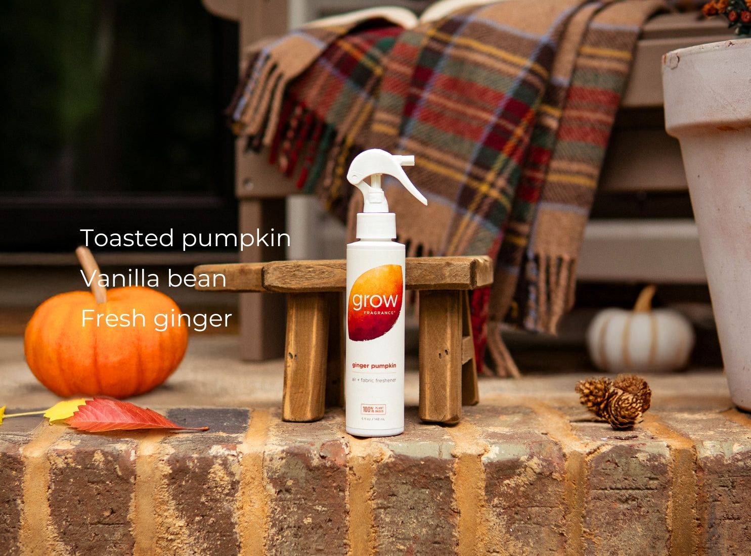 Ginger Pumpkin Air + Fabric Spray – Grow Fragrance
