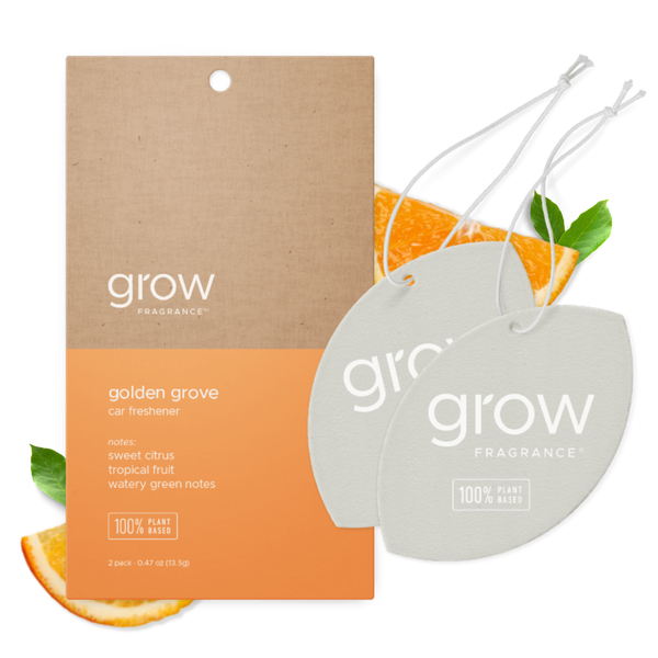 Golden Grove Car Freshener – Grow Fragrance