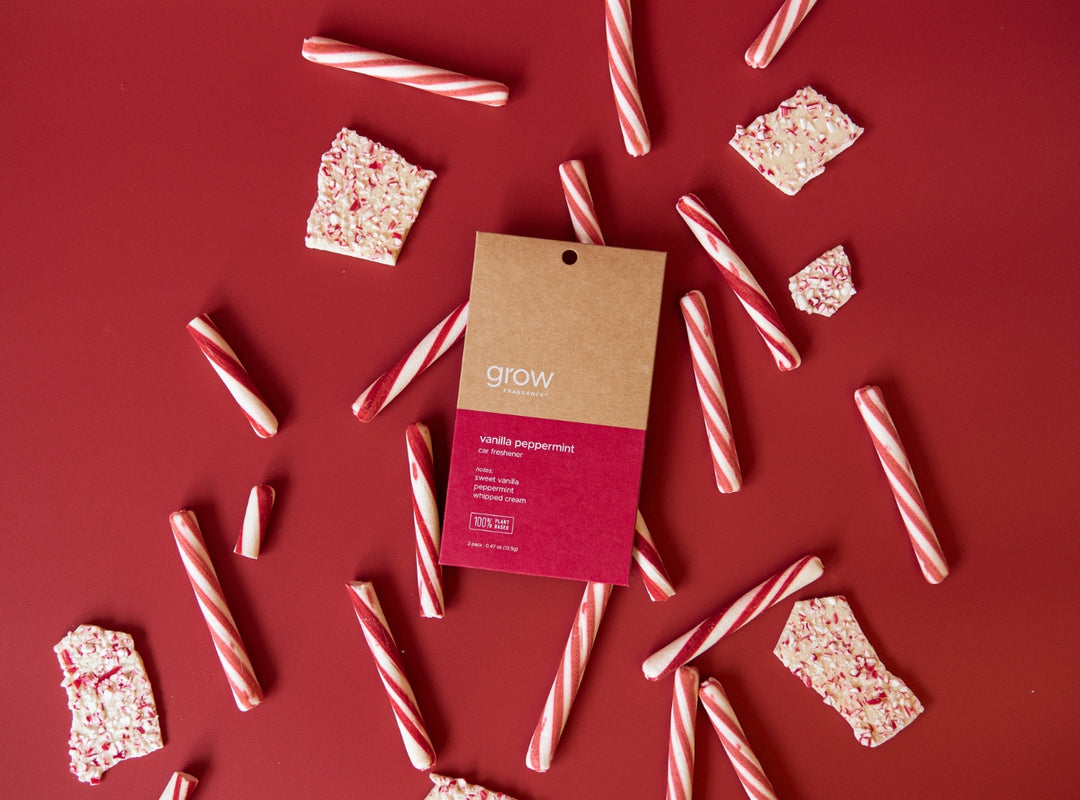 Vanilla Peppermint Car Freshener (featured)