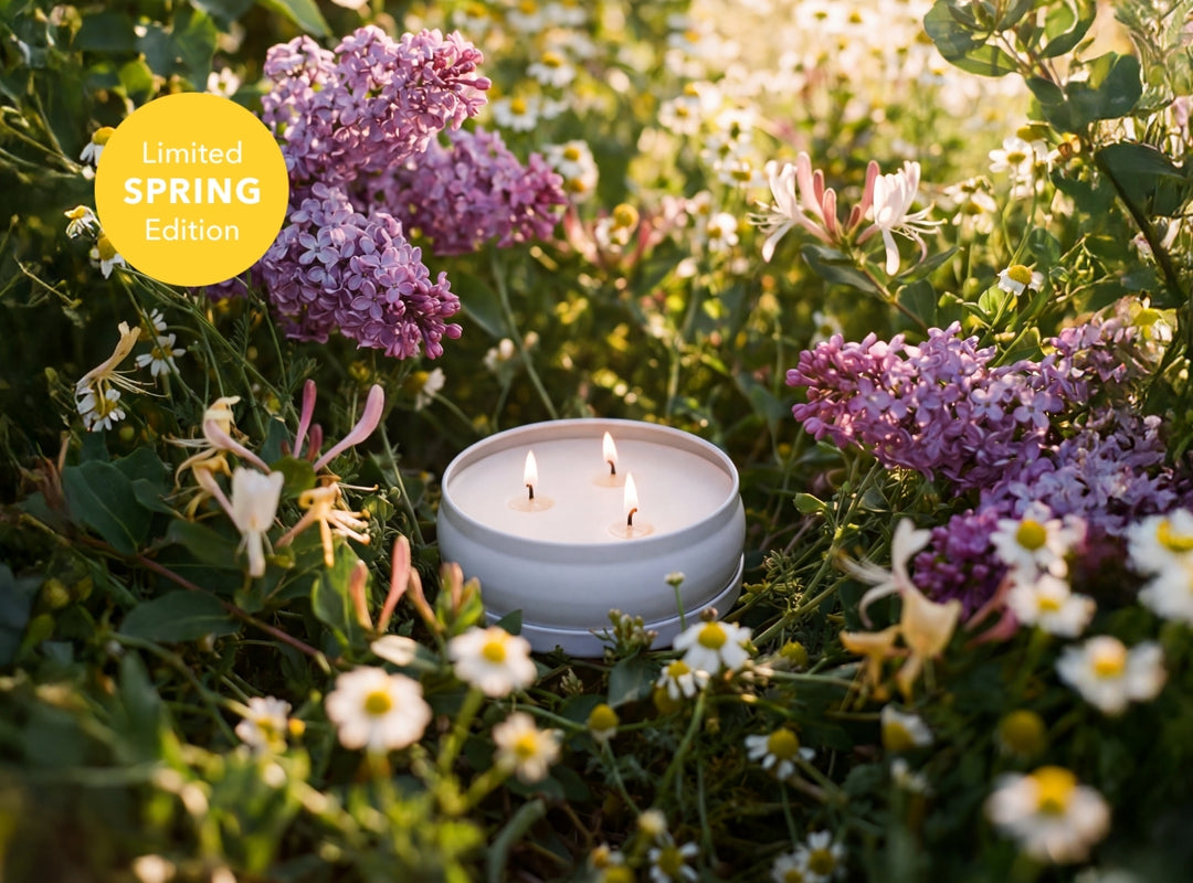 Wildflower Rain 3-Wick Candle (featured)