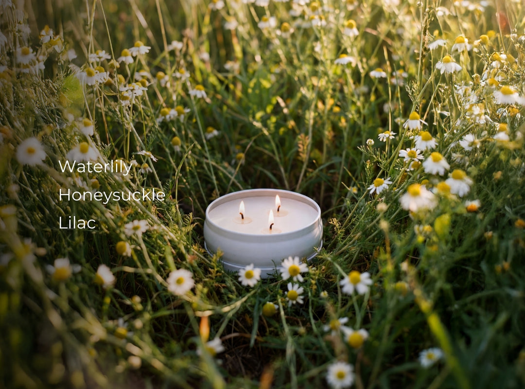 Wildflower Rain 3-Wick Candle (featured)