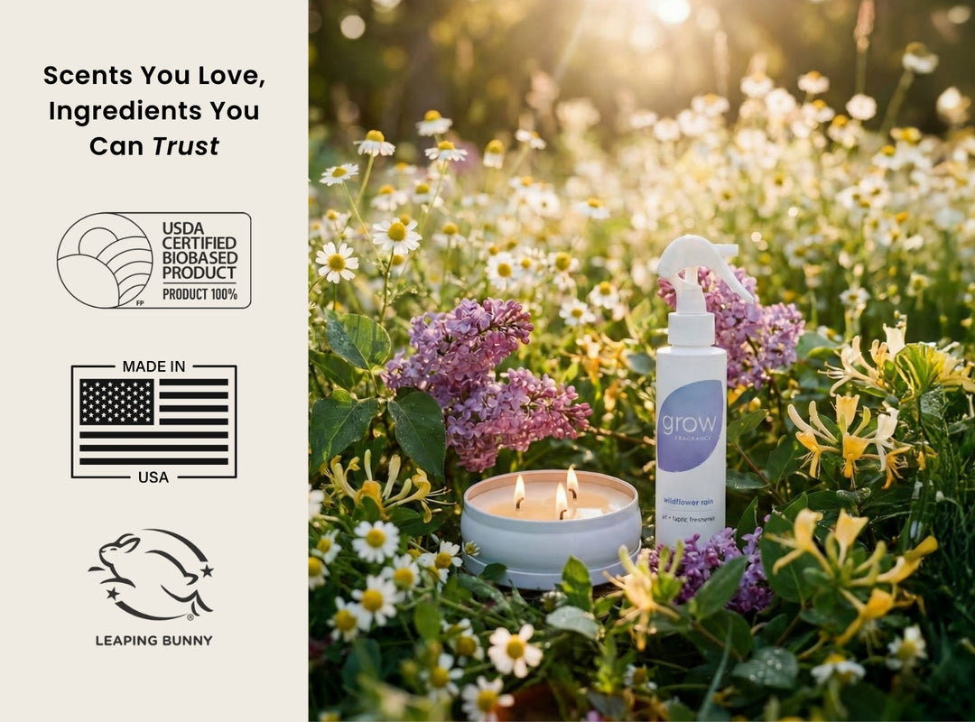 Wildflower Rain 3-Wick Candle (featured)