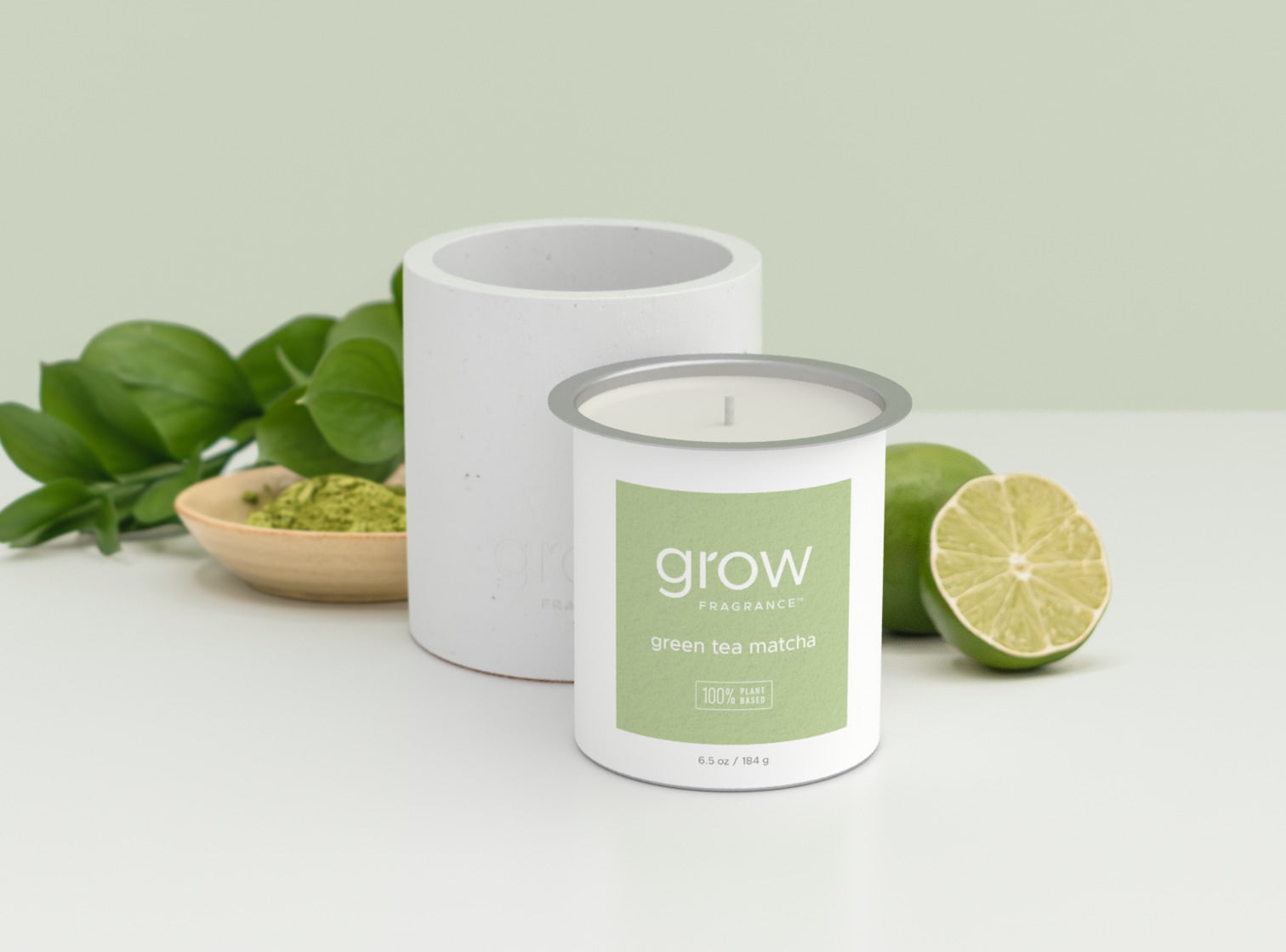 Green Tea Matcha Candle Set (featured)