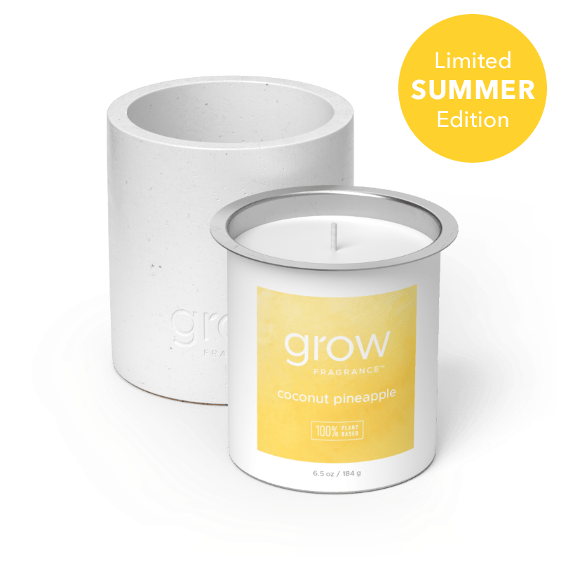 Coconut Pineapple Candle Set