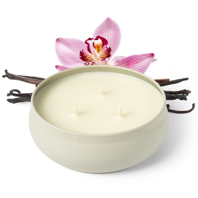 candles with seeds to plant Midnight Orchid 3-Wick Candle