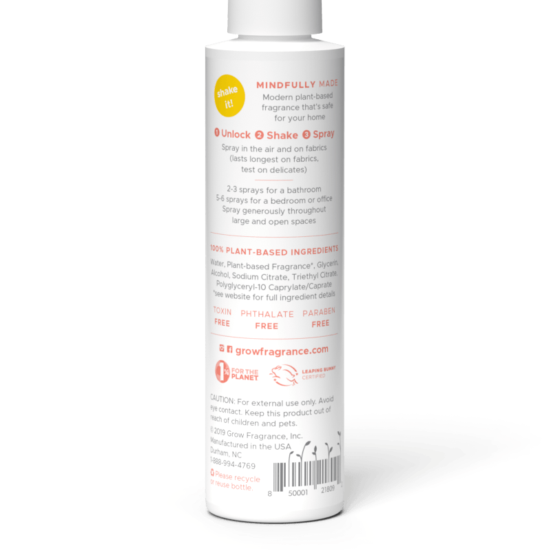 Sea Salt Neroli Air + Fabric Spray Grow Fragrance